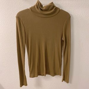 Madewell fine ribbed turtleneck top